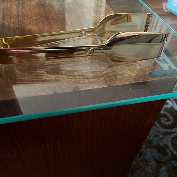 VINTAGE REED & BARTON 24K GOLD PLATED 68 PIECE FLATWARE & HOSTESS SERVING SET - Picture 4 of 10